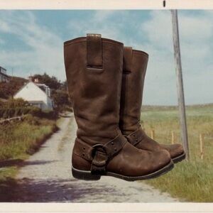 Vintage Frye Harness Boots